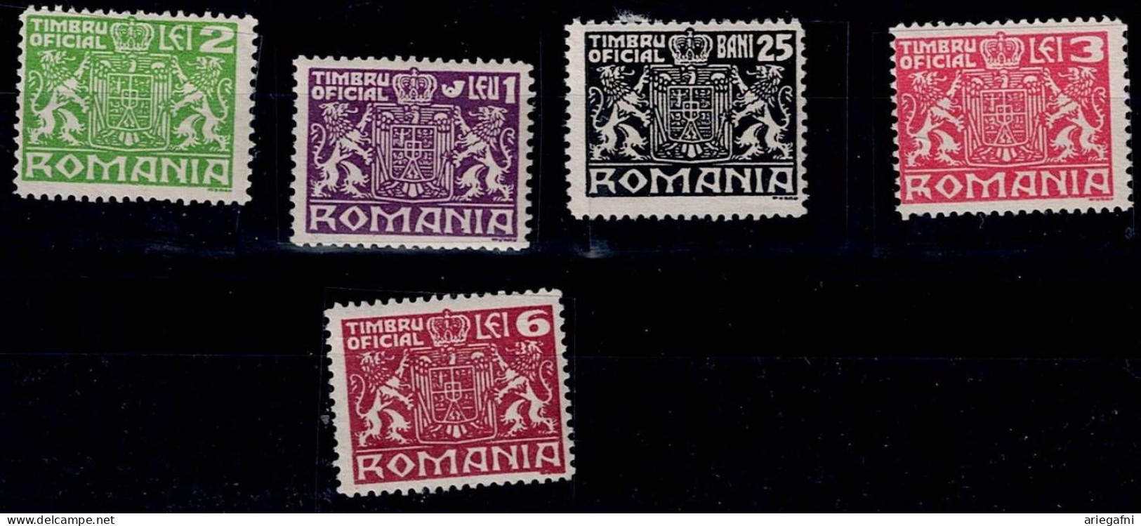 ROMANIA 1931 POSTAGE DUE MI No 25-8+33 MNH VF!! - Segnatasse