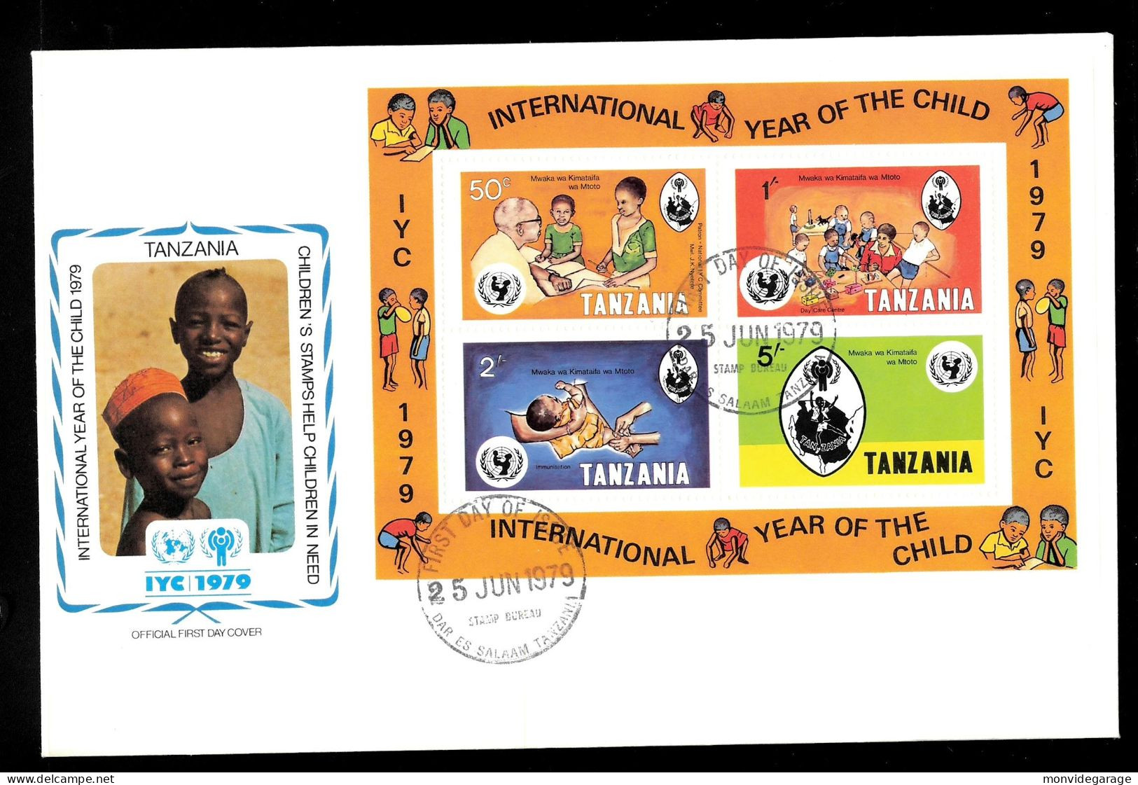 Tanzania - Année Internationale De L'enfant 1979 - Premier Jour - IJDK 076 - UNICEF