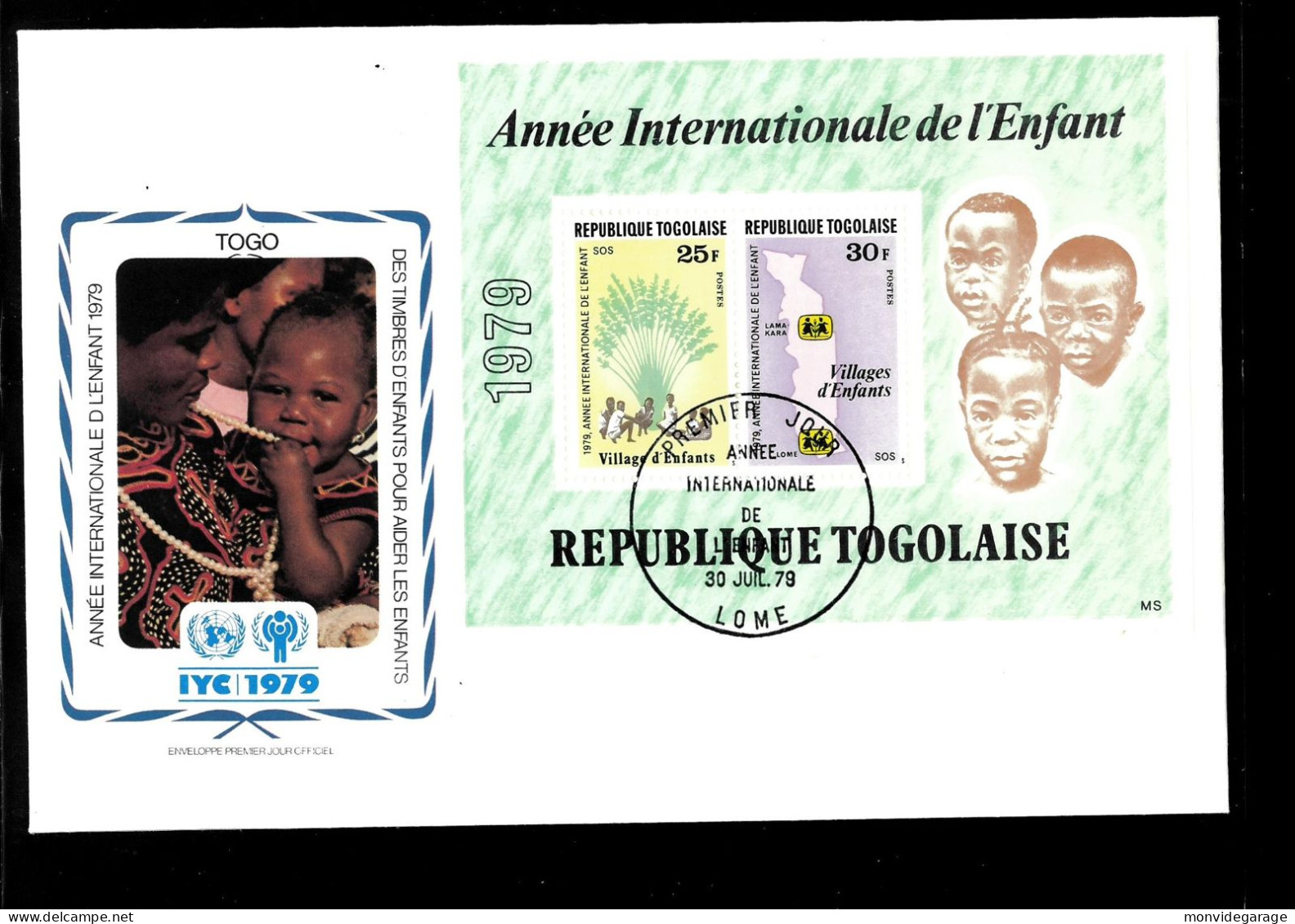 Togo - Année Internationale De L'enfant 1979 - Premier Jour - IJDK 077 - UNICEF