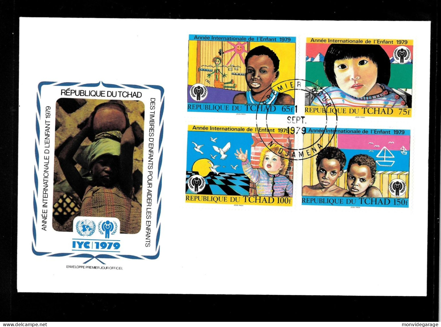 République Du Tchad - Année Internationale De L'enfant 1979 - Premier Jour - IJDK 079 - UNICEF