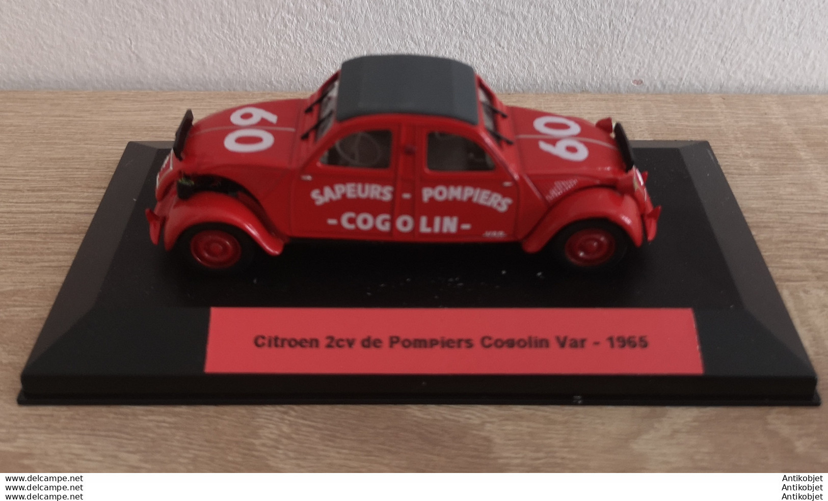 Citroen 2cv De Pompiers Cogolin Var 1965 - Norev