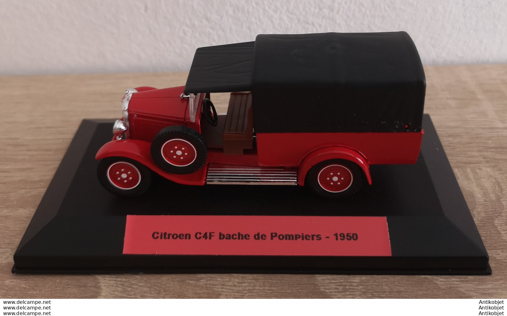 Citroen C4F Bache De Pompiers 1950 - Norev