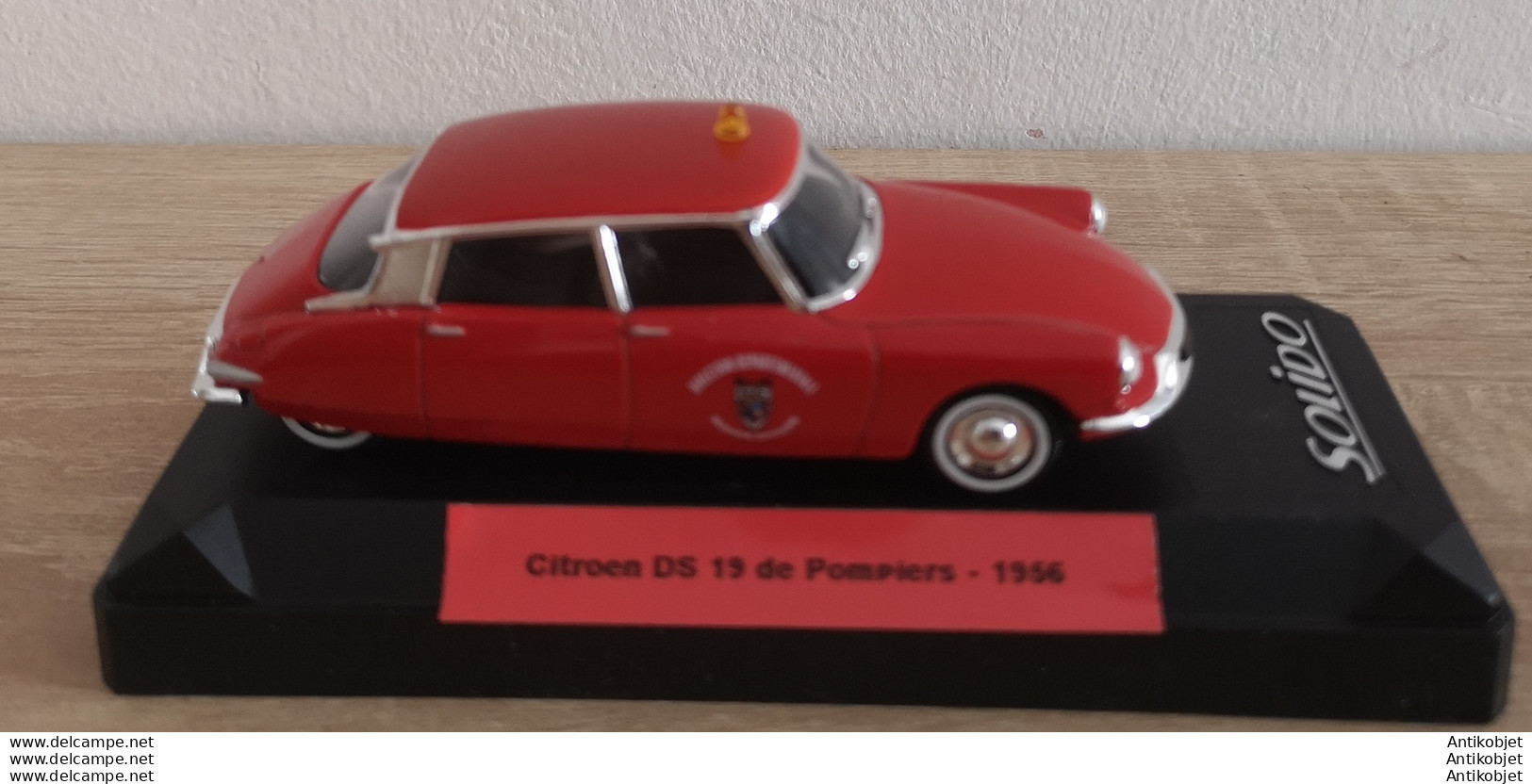 Citroen DS 19 De Pompiers 1956 - Norev