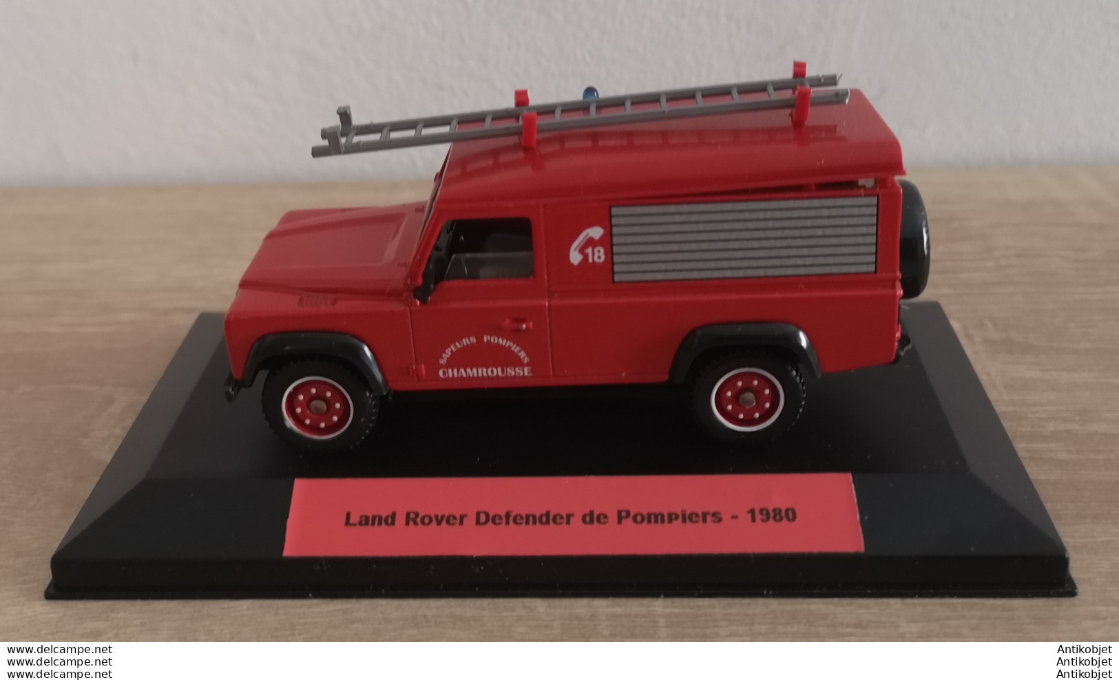 Land Rover Défender De Pompiers 1980 - Norev