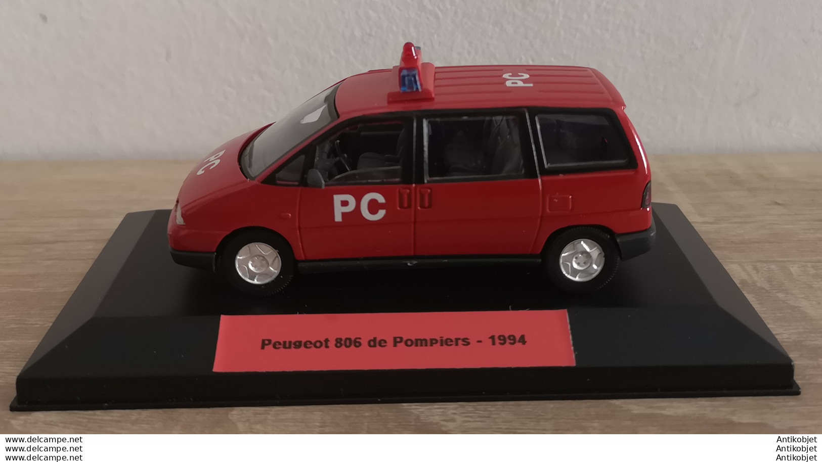 Peugeot 806 De Pompiers 1994 - Norev