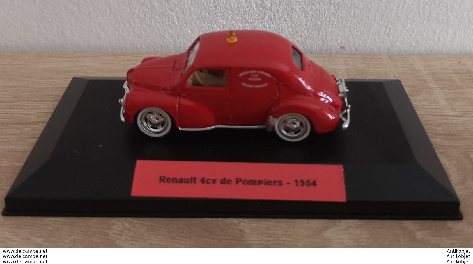 Renault 4cv De Pompiers 1954 - Norev