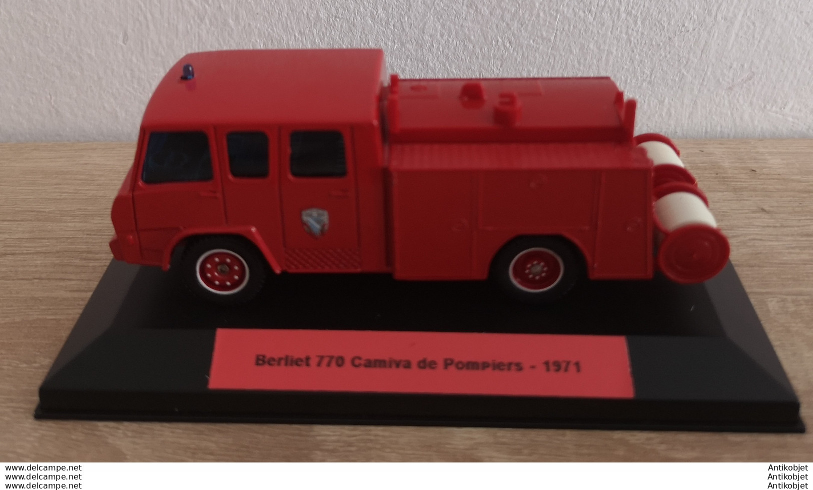 Renault Berliet 770 Camiva De Pompiers 1971 - Norev