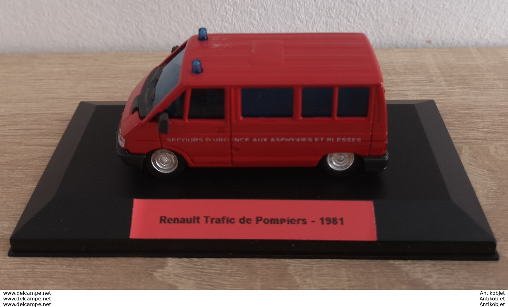 Renault Trafic De Pompiers 1981 - Norev