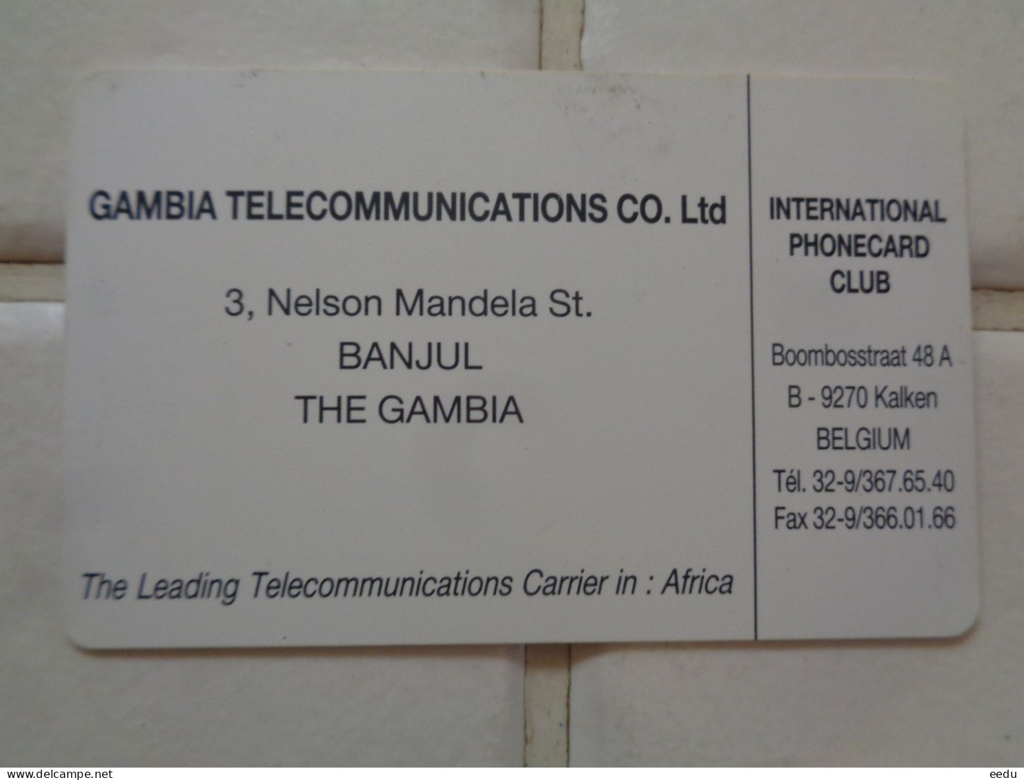 Gambia Phonecard - Gambia