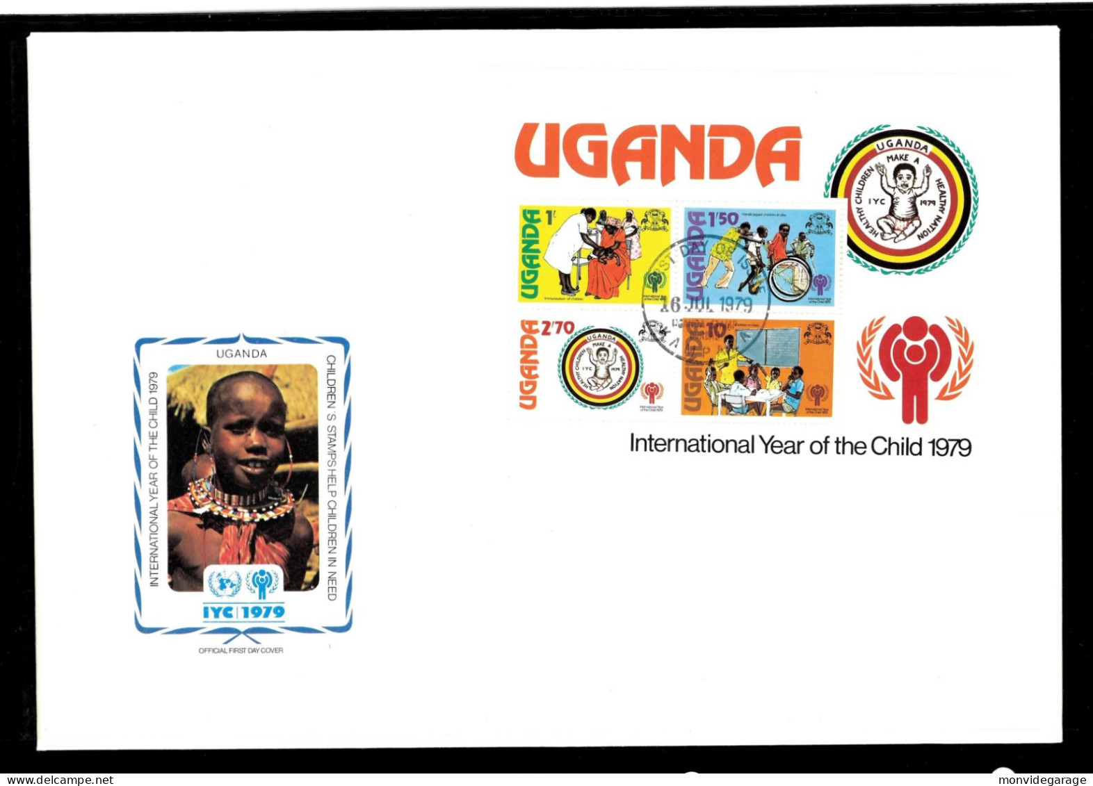 Uganda - Année Internationale De L'enfant 1979 - Premier Jour - IJDK 087 - UNICEF
