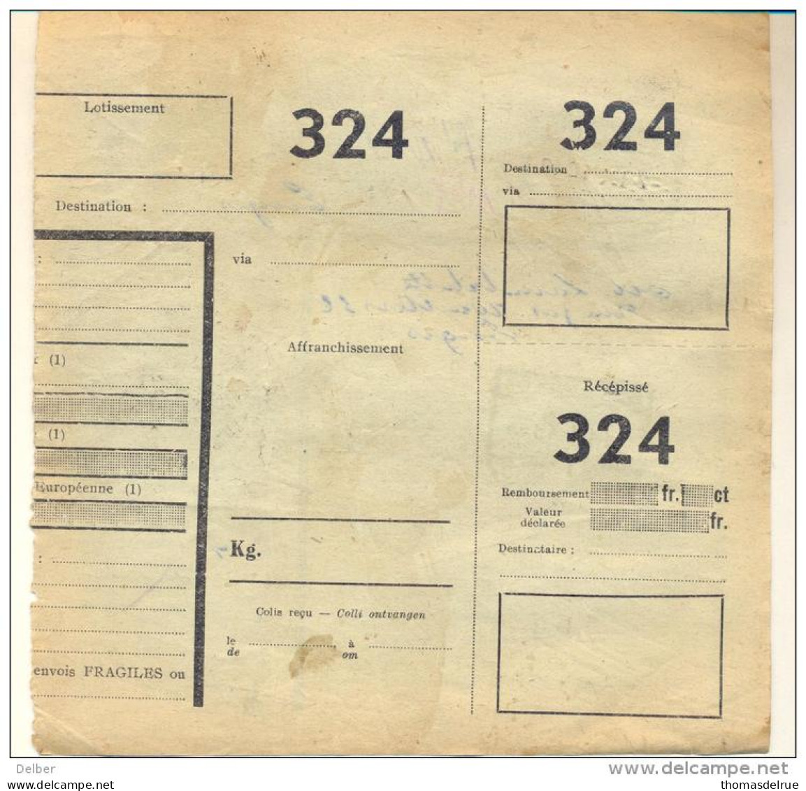 Pk026: Spoorweg: D.C.1985 : Met TR298:  AALST-OOST // Xxxx: > ENGIS  Met Wegekapte Franse Benaming : ALOST... 1948 - Andere & Zonder Classificatie