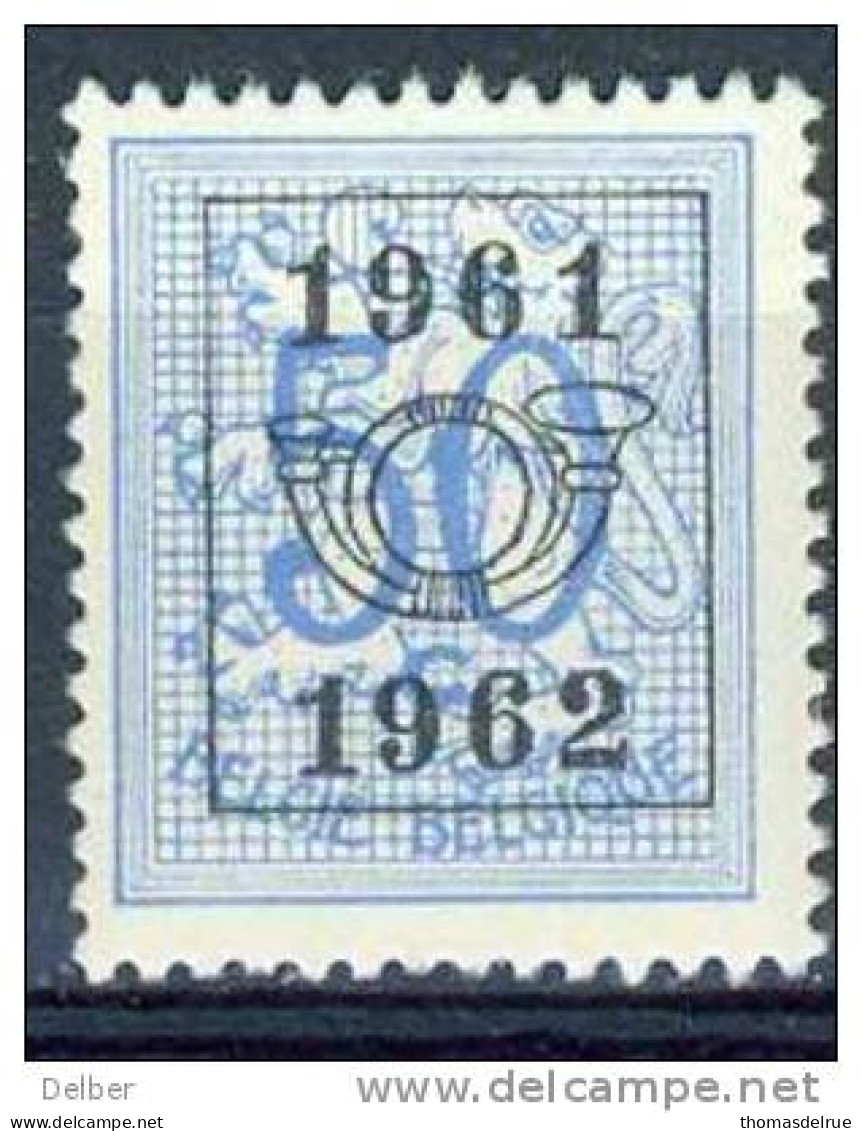 _Ni852 Ocb:N° V720: 1961 //1962 : * (= Met Spoor Van Plakker..) - Typos 1951-80 (Ziffer Auf Löwe)