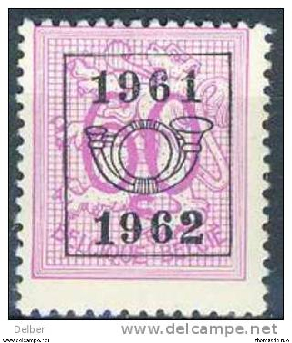 _Ni851 Ocb:N° V721: 1961 //1962 : * (= Met Spoor Van Plakker..) - Tipo 1951-80 (Cifra Su Leone)