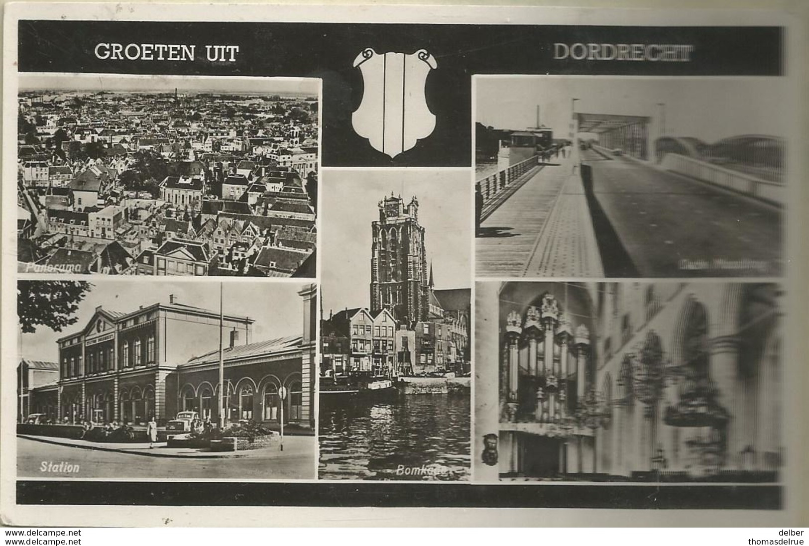 8Eb-803: Groeten Uit DORDRECHT  1957  Brug - Dordrecht