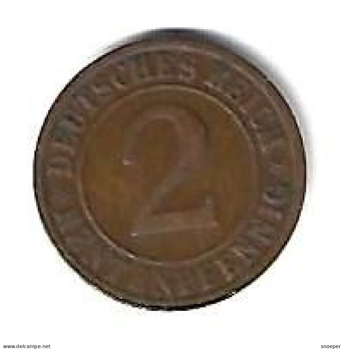 *germany  Weimar 2 Rente   Pfennig 1924  F  Km 31 - 2 Renten- & 2 Reichspfennig