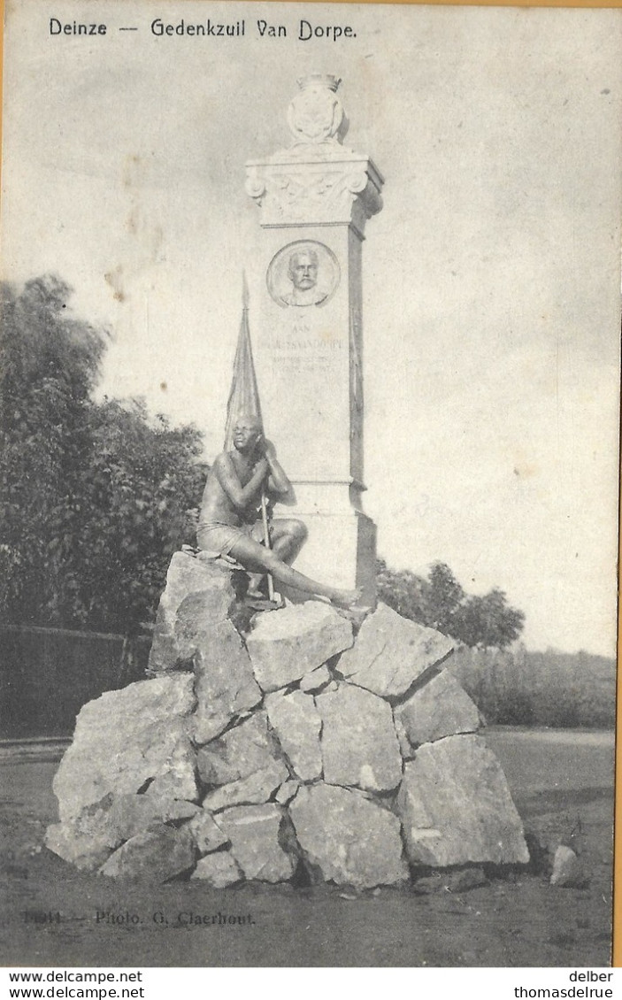 Op 504: DEINZE - Gedenkzuil Van Dorpe > Gand 1910 - Deinze