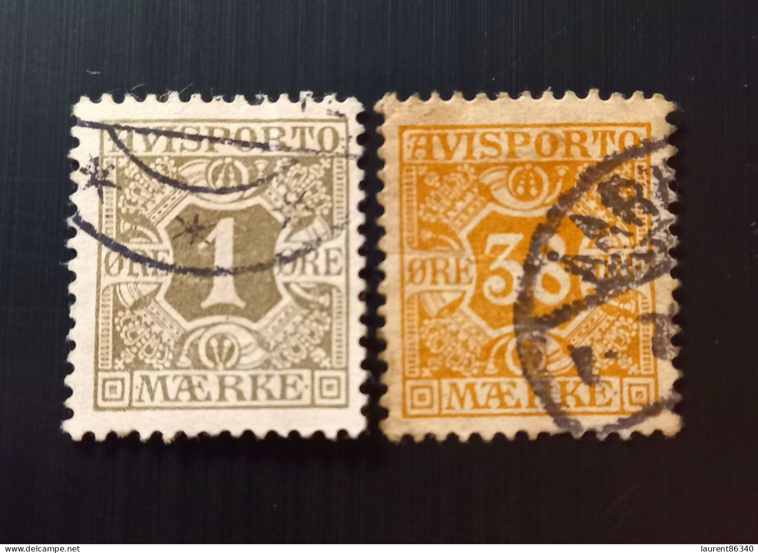 Danemark  1907 Newspaper Postage-due Stamps   Modèle: C.Hagen - Gebraucht