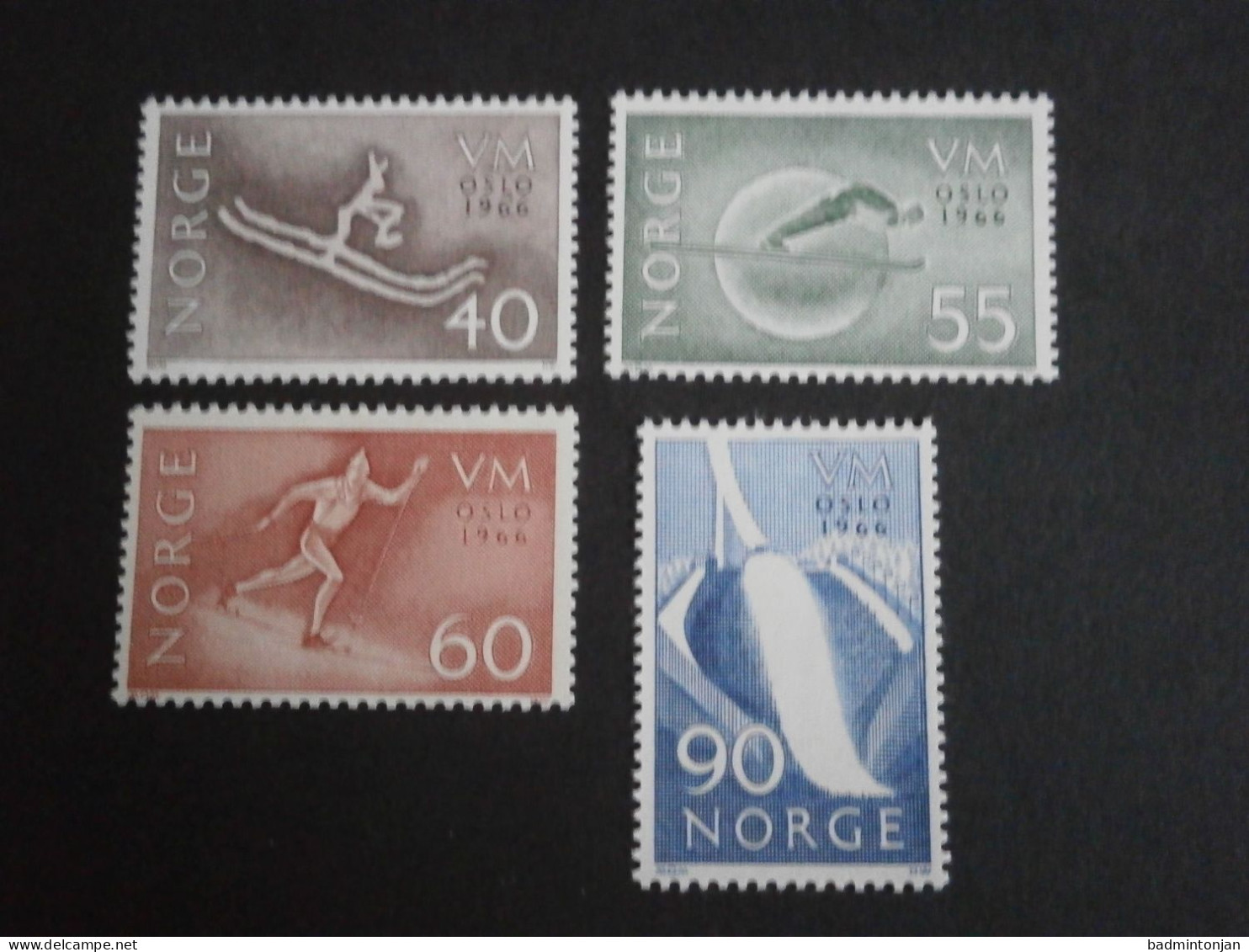 Noorwegen 1966 Mi. 537-540 - Ungebraucht