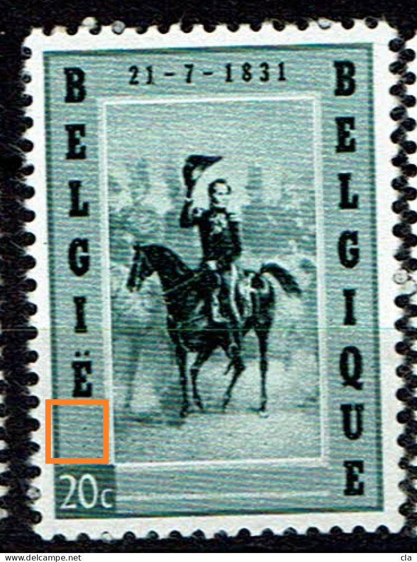 1020  **  2 Points Sous Belgie - 1931-1960