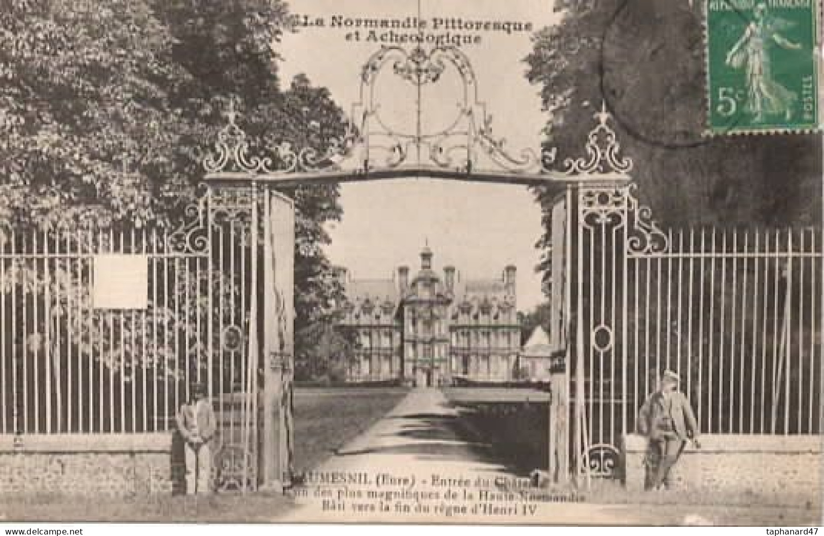 . 27 . BEAUNESVILLE . Entrée Du Château ................... - Beaumesnil