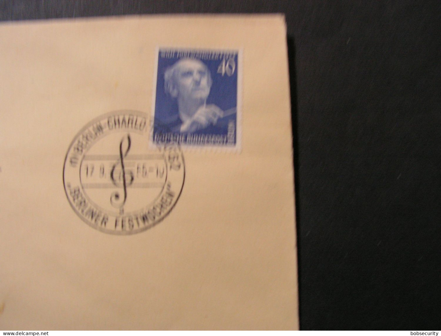 Berlin FDC  Michel 128 Festwochen , Musik  €  25,00 - 1948-1970