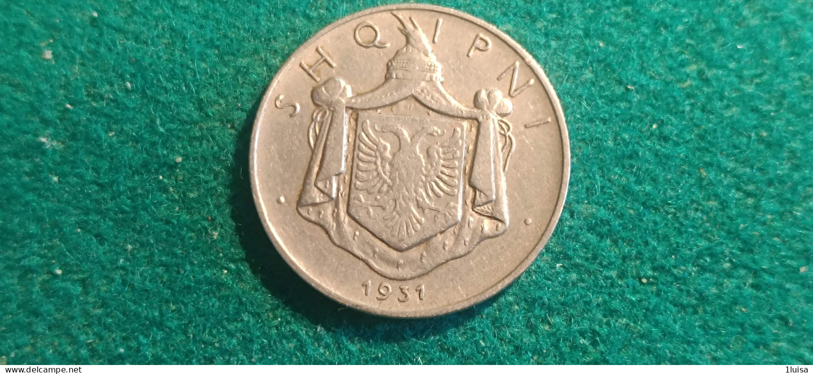 ALBANIA  1/2 LEK 1931 - Albania