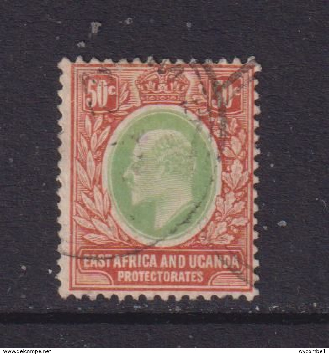 EAST AFRICA  AND UGANDA  -  1907 Edward VII 50c Used As Scan - East Africa & Uganda Protectorates