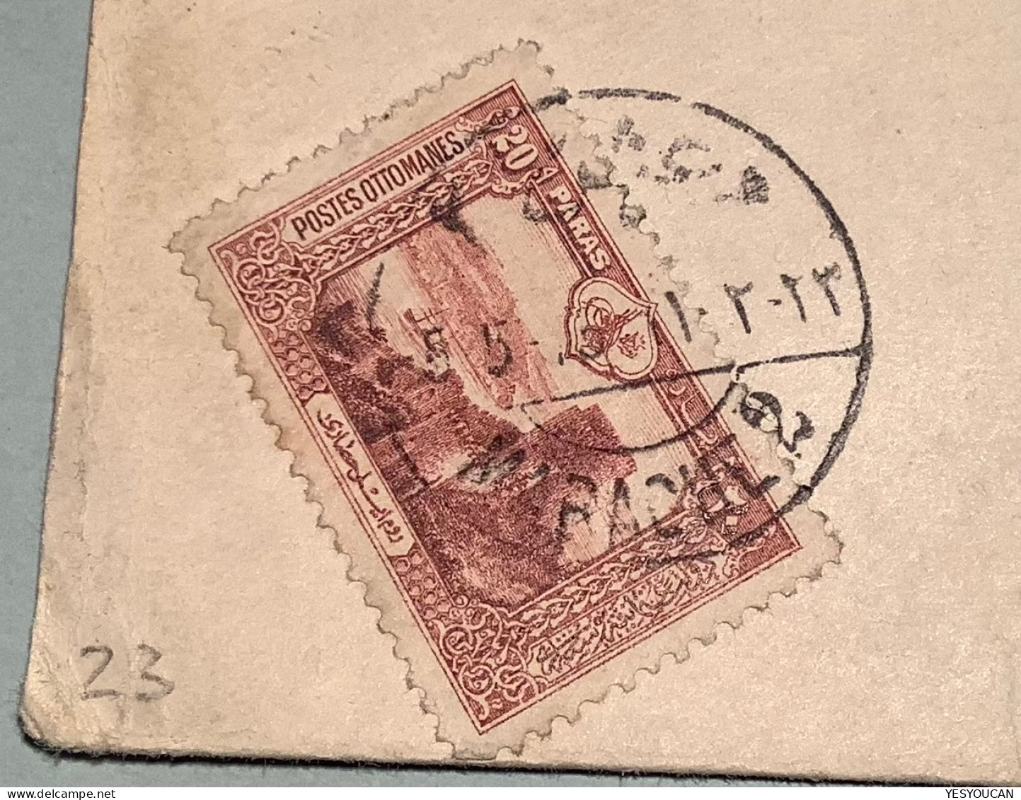 MARACHE 2 / 1915 (Kahramanmaraş, Maras, Anatolia) Turkey Postal Stationery Censored+censor Label>Breslau (WW1 War Cover - Brieven En Documenten
