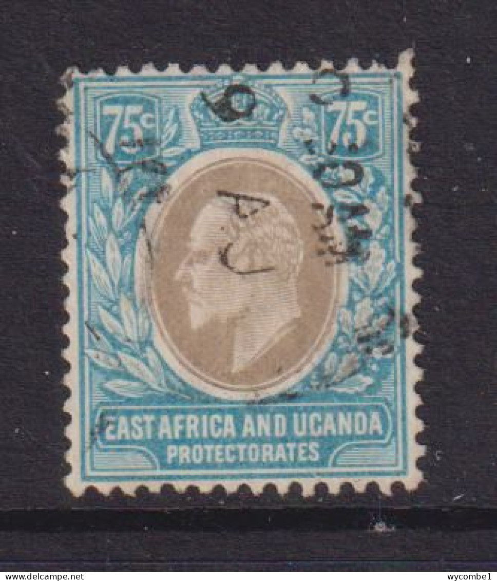 EAST AFRICA  AND UGANDA  -  1907 Edward VII 75c Used As Scan - East Africa & Uganda Protectorates