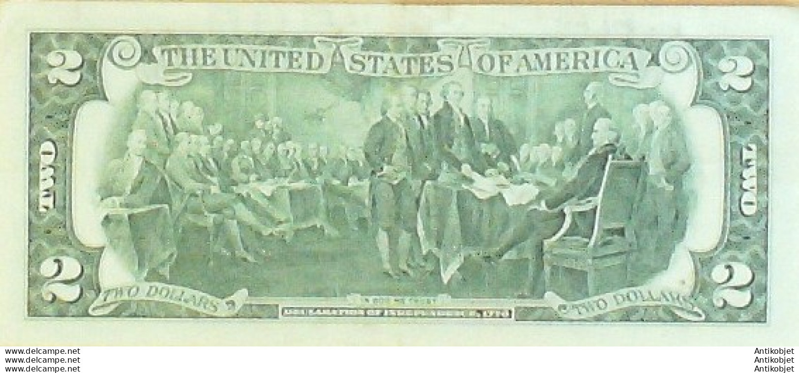 Billet De Banque Etats-Unis 2 Dollars Jefferson 2013 - Colecciones Lotes Mixtos