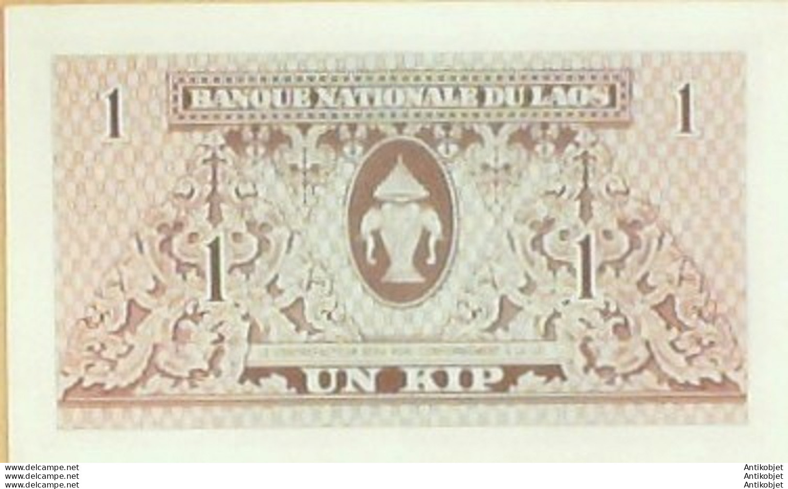 Billet De Banque Laos 1 Kip P.8b 1962 Neuf - Laos