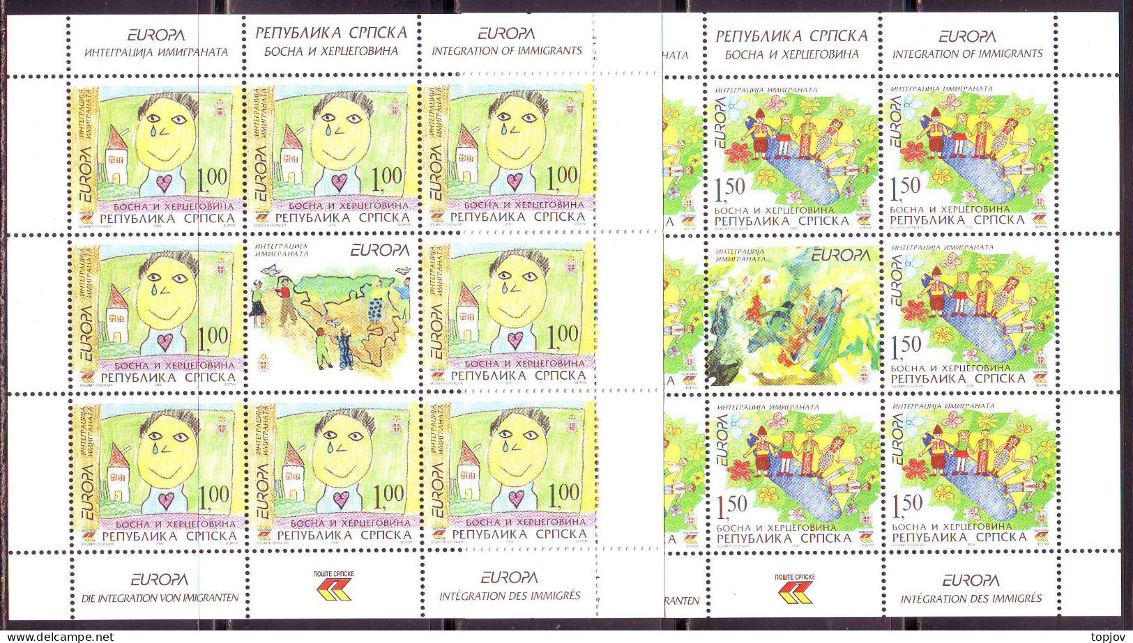 BOSNIA & H. - BANJA LUKA - EUROPA INTEGRATION OF MIGRANTS & REFUGEES  -**MNH - 2006 - 2006