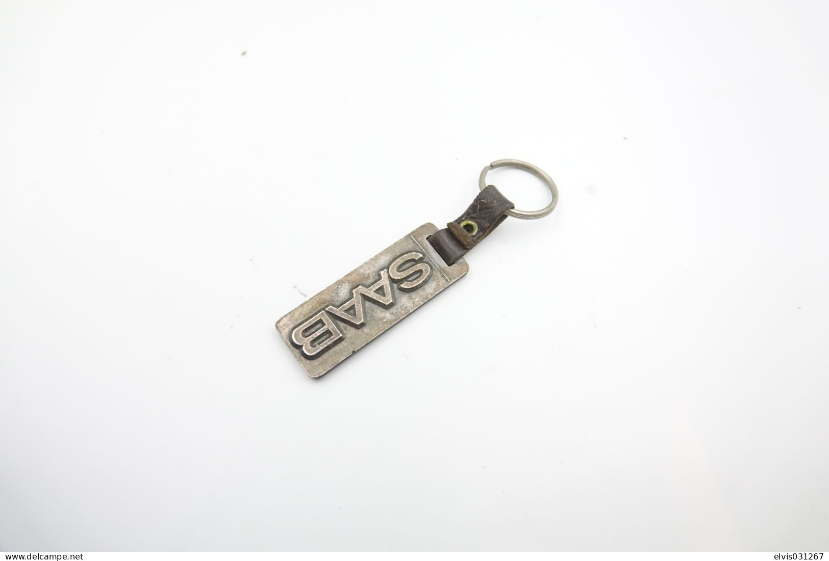 Key-rings - Vintage KEYCHAIN : SAAB Turbo Grill Metal - RaRe - 19**'s -  porte-cles