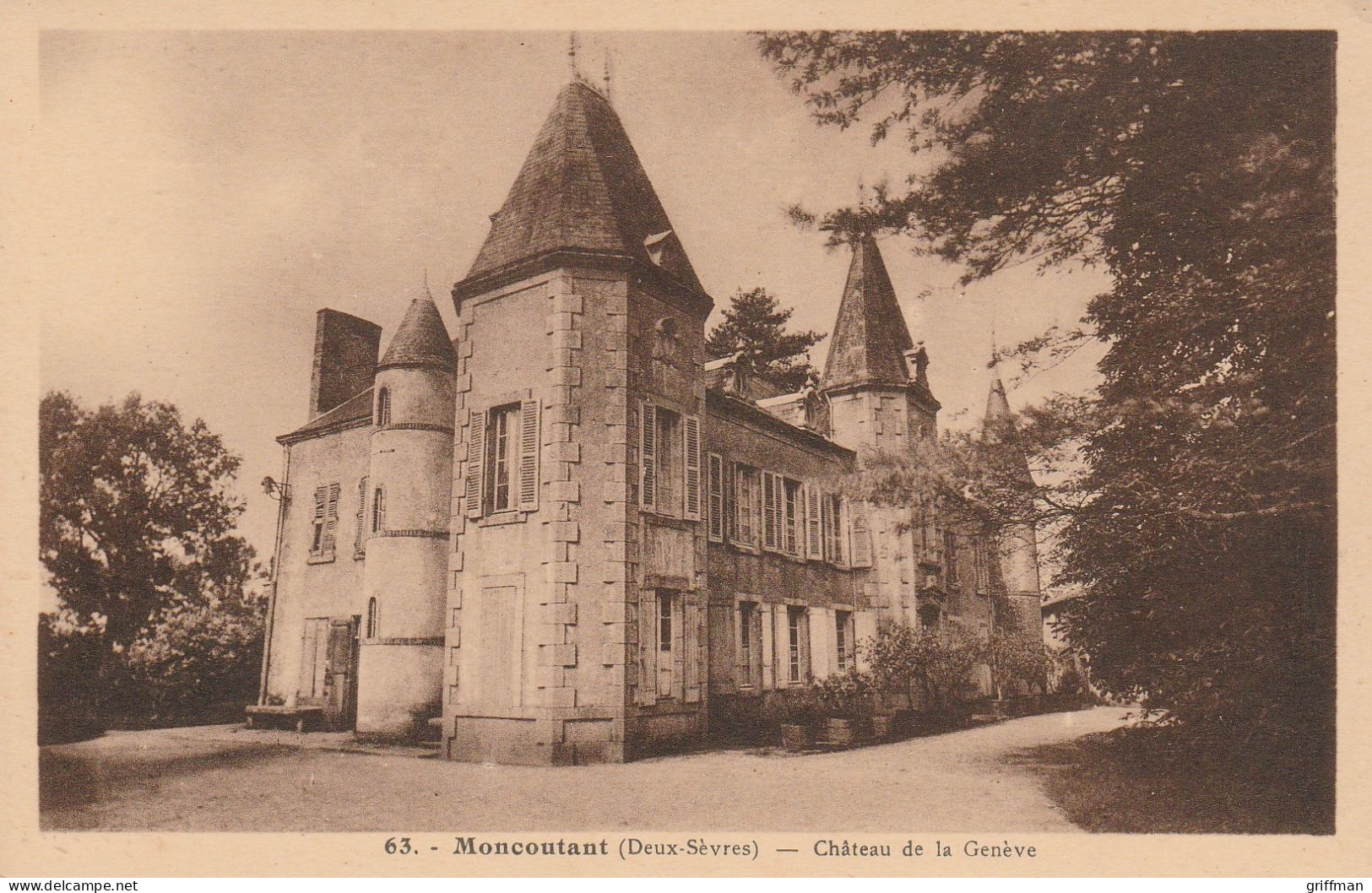 MONCOUTANT CHATEAU DE LA GENEVE TBE - Moncoutant