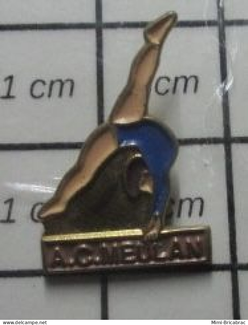 222 Pin's Pins / Beau Et Rare / SPORTS / AC MEULAN CLUB GYMNASTIQUE FEMININE - Gimnasia