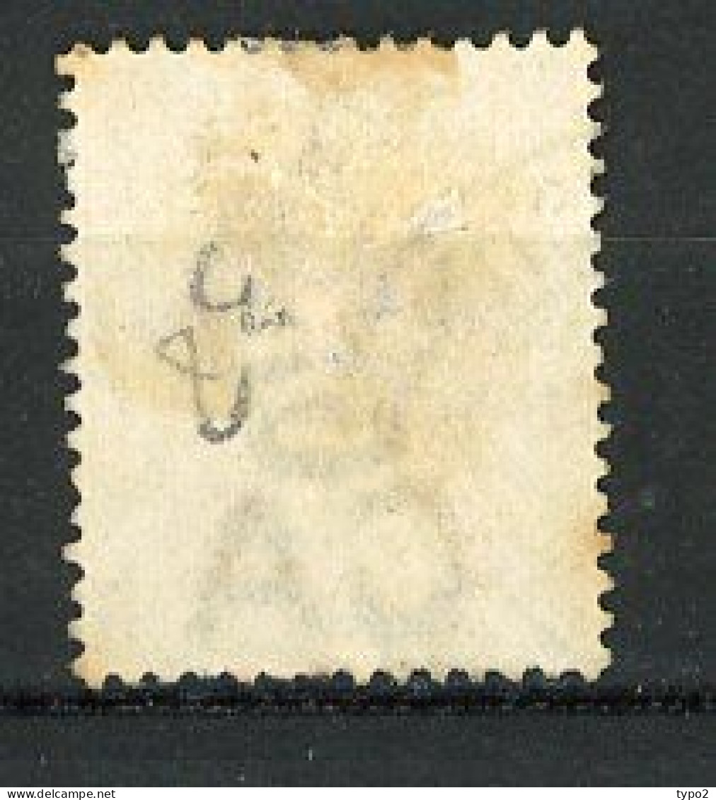 H-K  Yv. N° 38 ; SG N° 58 Fil CA (o)  5c Jaune Victoria  Cote 8,5 Euro BE   2 Scans - Used Stamps