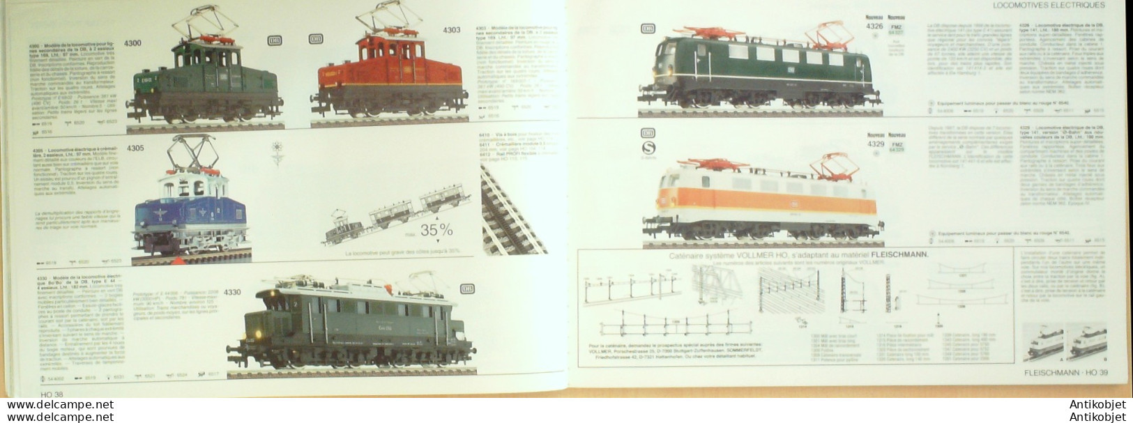 FLEISCHMANN (motrice,modélisme,wagon,gare) Allemagne 1988/89 - 1950 - ...