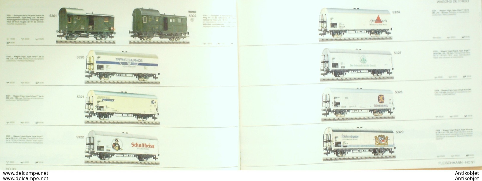 FLEISCHMANN (motrice,modélisme,wagon,gare) Allemagne 1988/89