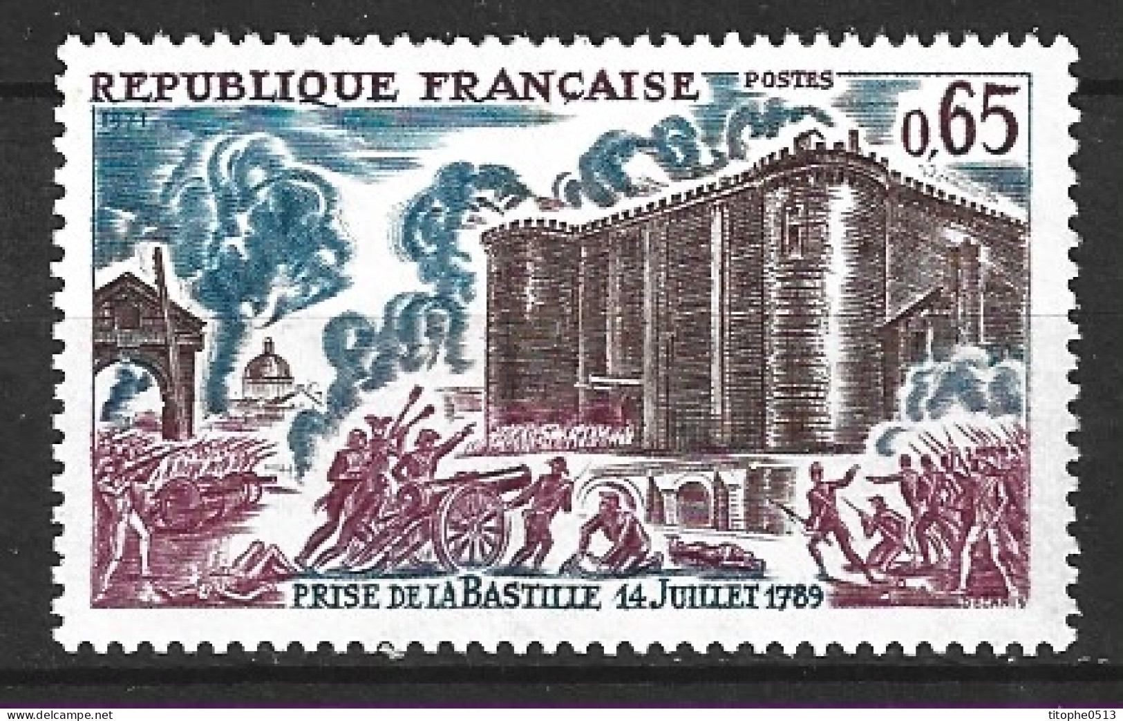 FRANCE. N°1680 De 1971. Prise De La Bastille. - French Revolution