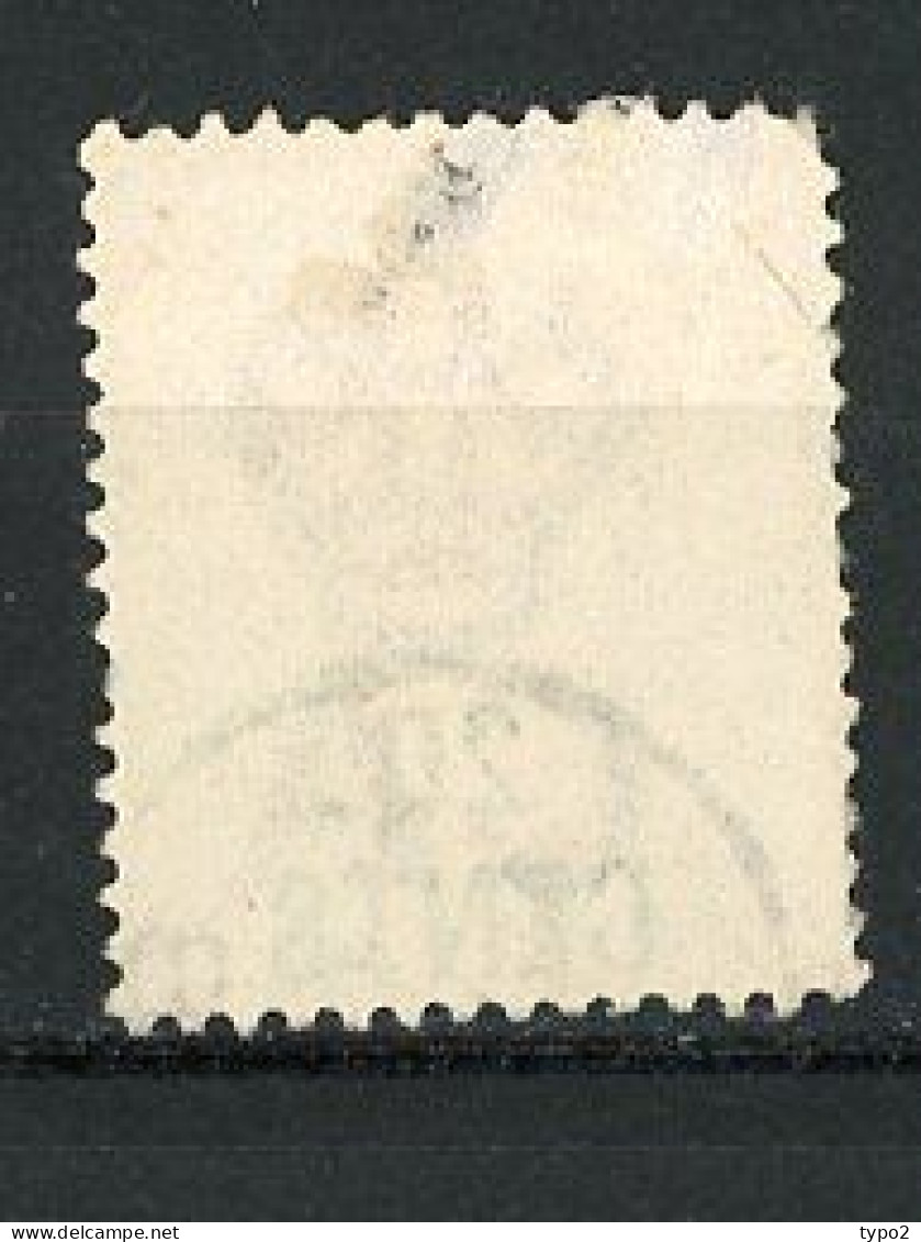 H-K  Yv. N° 48 ; SG N° 40 Fil CA (o) 20c S 30c Rouge-orange Victoria  Cote 7,5 Euro BE R  2 Scans - Used Stamps