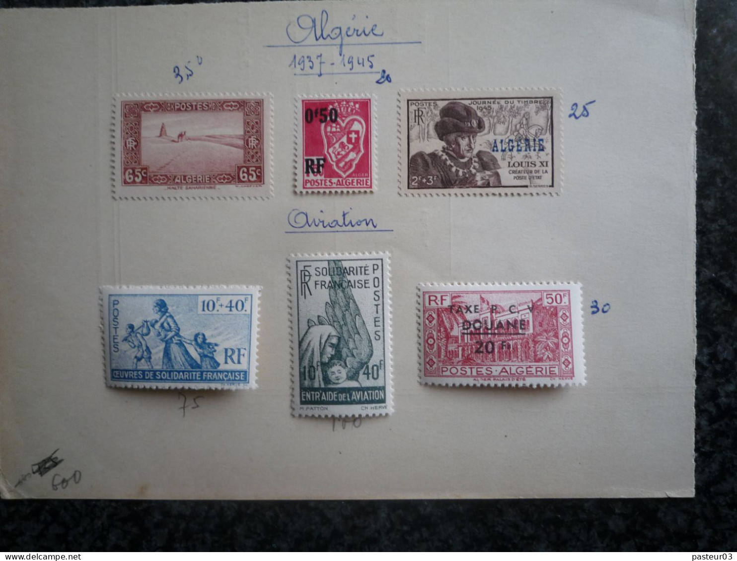 Lot Timbres Algérie - Oblitérés