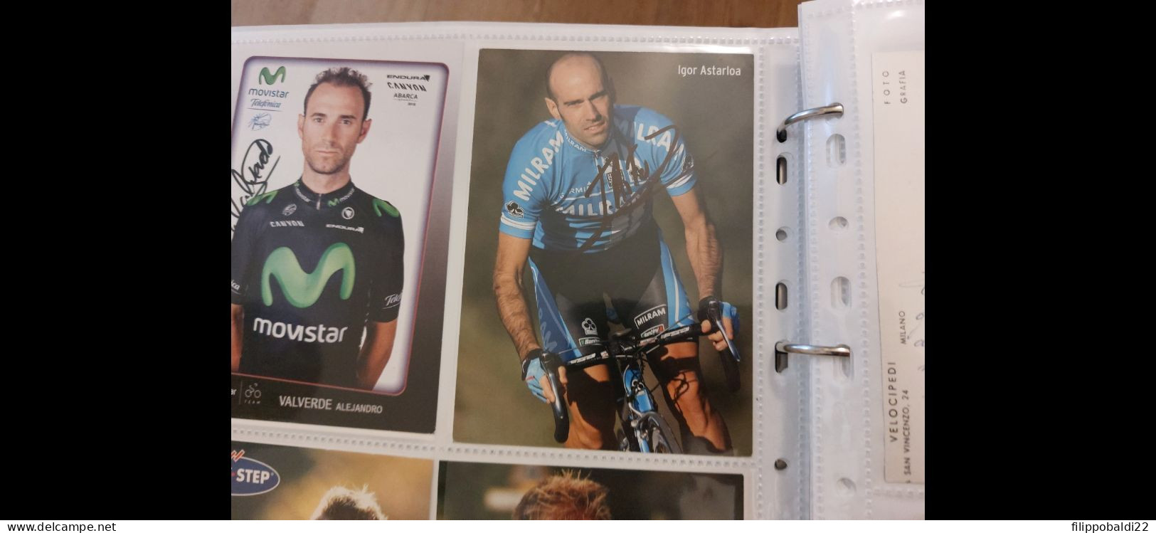 Igor Astarloa 10x15 Autografo Autograph Signed - Cyclisme