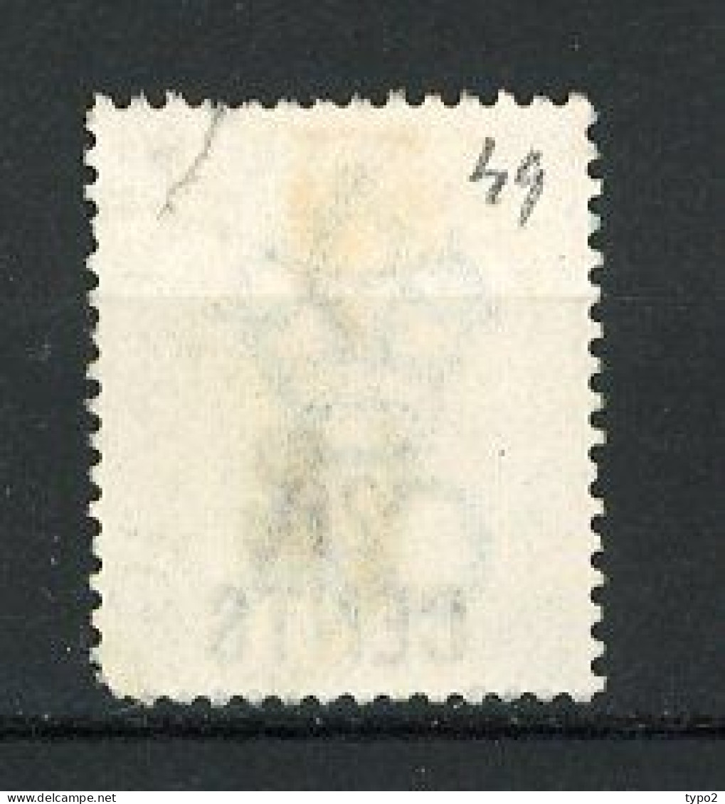 H-K  Yv. N° 54 ; SG N° 48 Fil CA  (o) 20c S 30c Vert-gris  Victoria Marque Chinoise  Cote 8 Euro D  2 Scans - Used Stamps