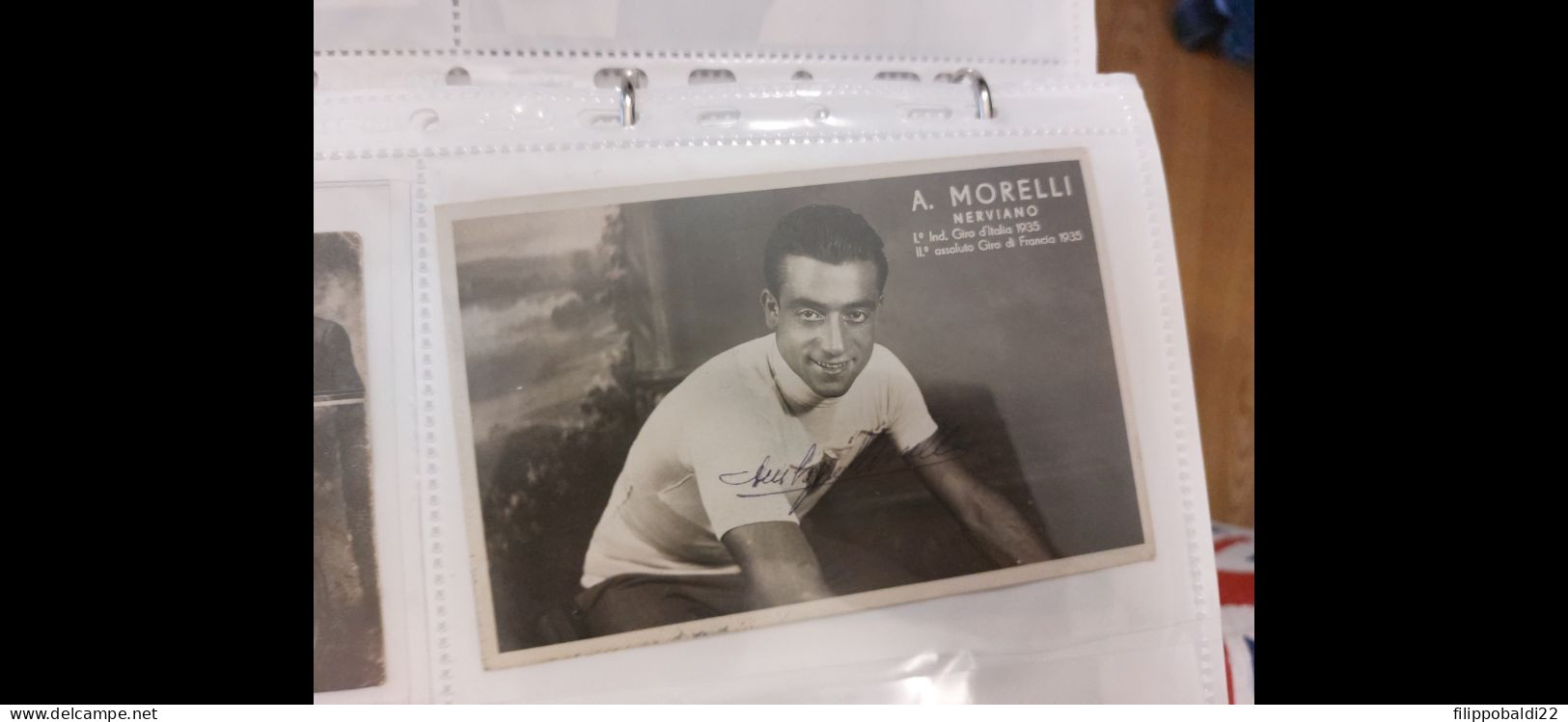 Ambrogio Morelli 10x15 Autografo Autograph Signed - Cyclisme