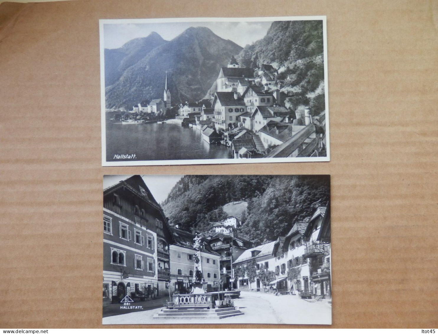 LOT DE 2 CPA AUTRICHE HALLSTATT - Hallstatt