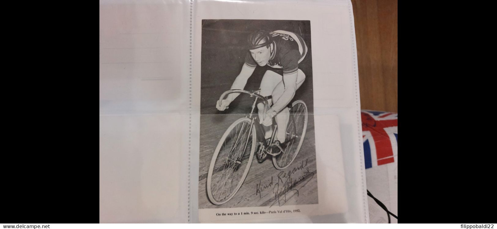 Reginald Harris 10x15 Autografo Autograph Signed - Cyclisme