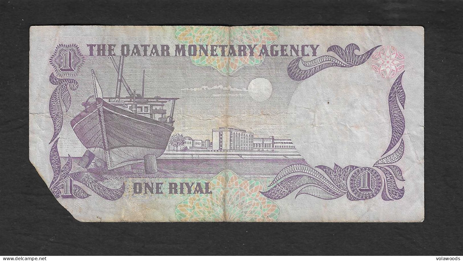 Qatar - Banconota Circolata Da 1 Riyal P-13a - 1985 #19 - Qatar