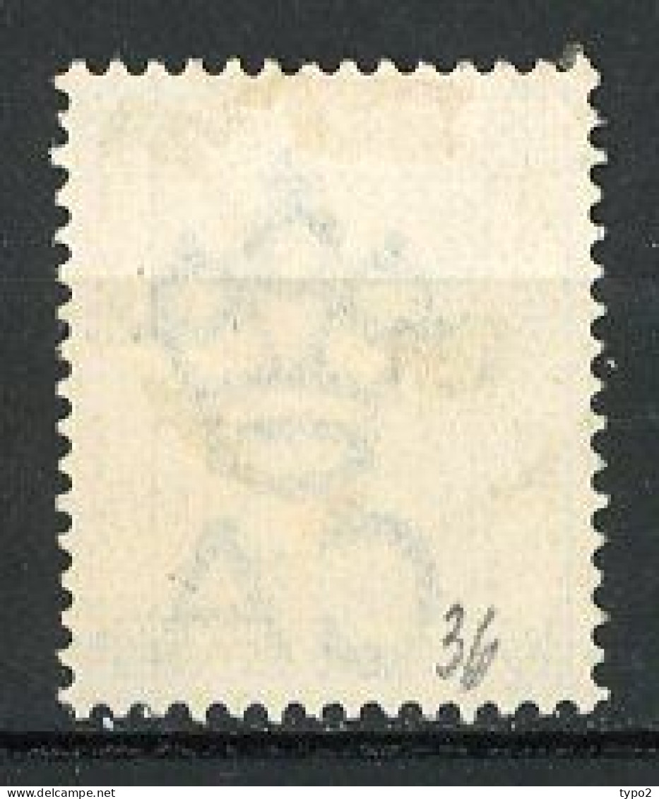 H-K  Yv. N° 37 ; SG N° 35 Fil CA  (o) 5c Bleu Victoria Cote 1,5 Euro BE  2 Scans - Gebruikt