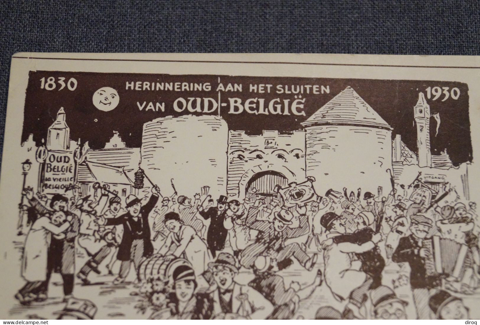 RARE Très Belle Ancienne Carte 1930,souvenir De Fermeture De Vieille - Belgique - Autres & Non Classés