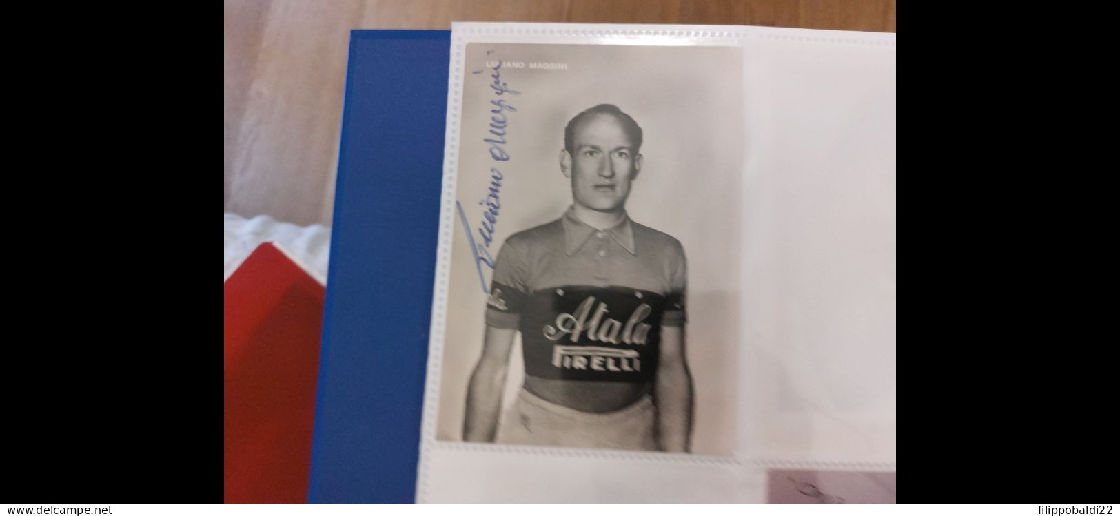 Luciano Maggini 10x15 Autografo Autograph Signed - Cyclisme
